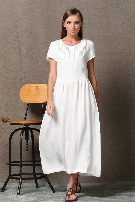 How To Wear White Linen Dress at Preston Holt blog