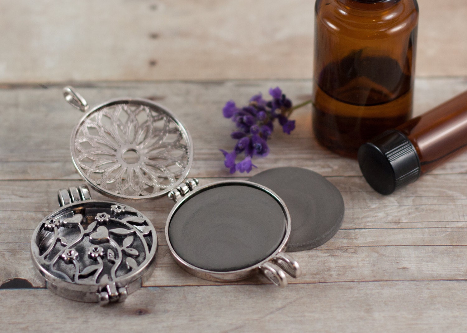 Essential Oil Clay Discs Diffuser Necklace by SimplyMoments4