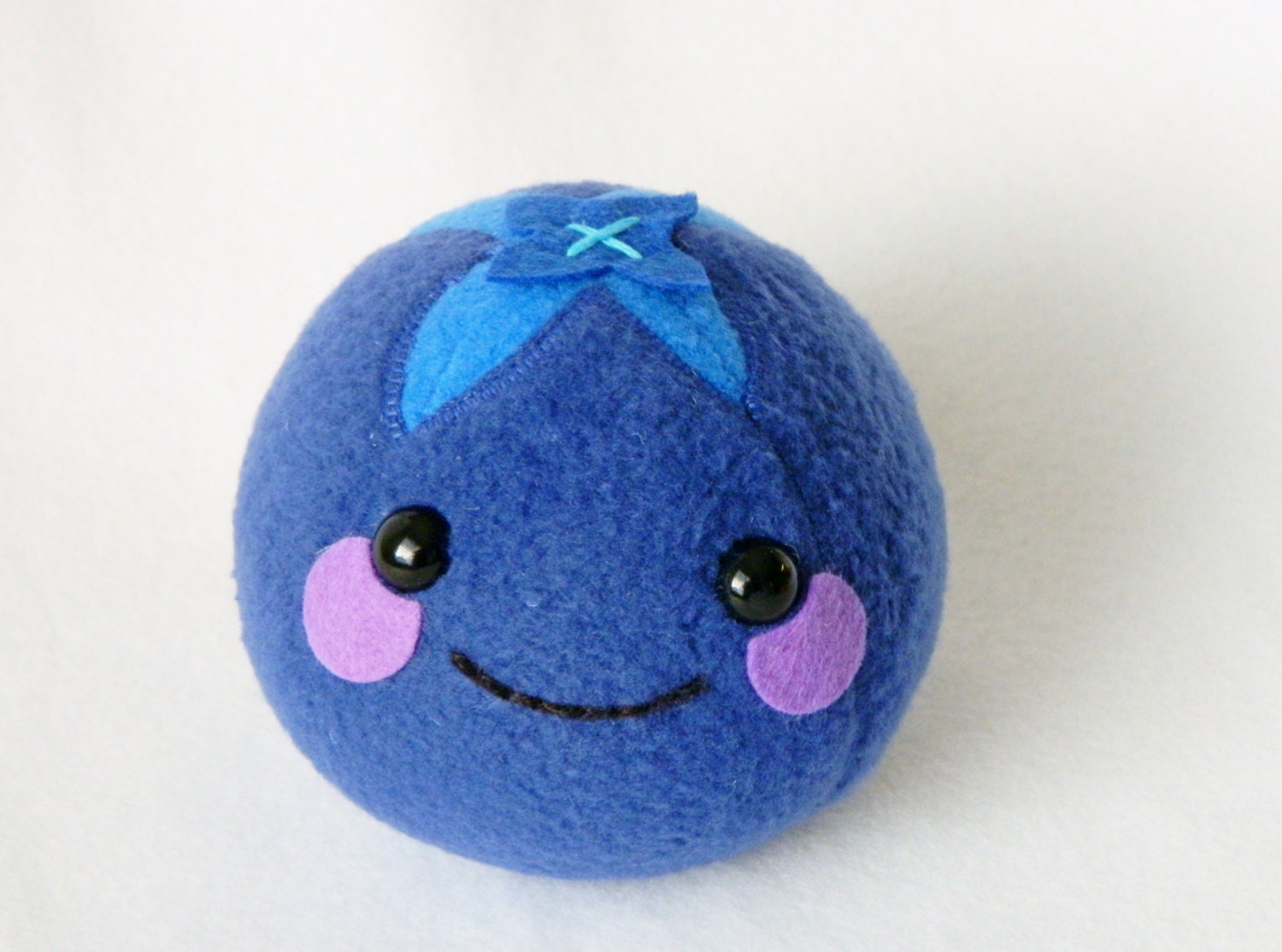 Play food blueberry plush toy by mamamayberrys on Etsy