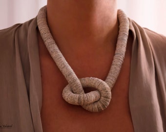 Necklace made of Book pages - Statement Necklace - Paper jewelry - Paper necklace