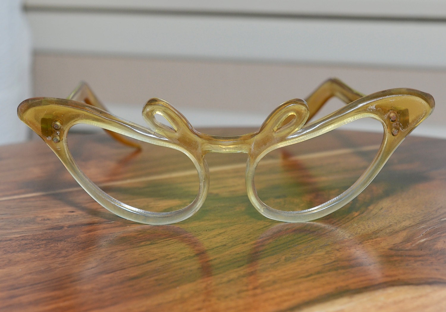 Unusual Unique Cat Eyeglasses Vintage For Collection Or