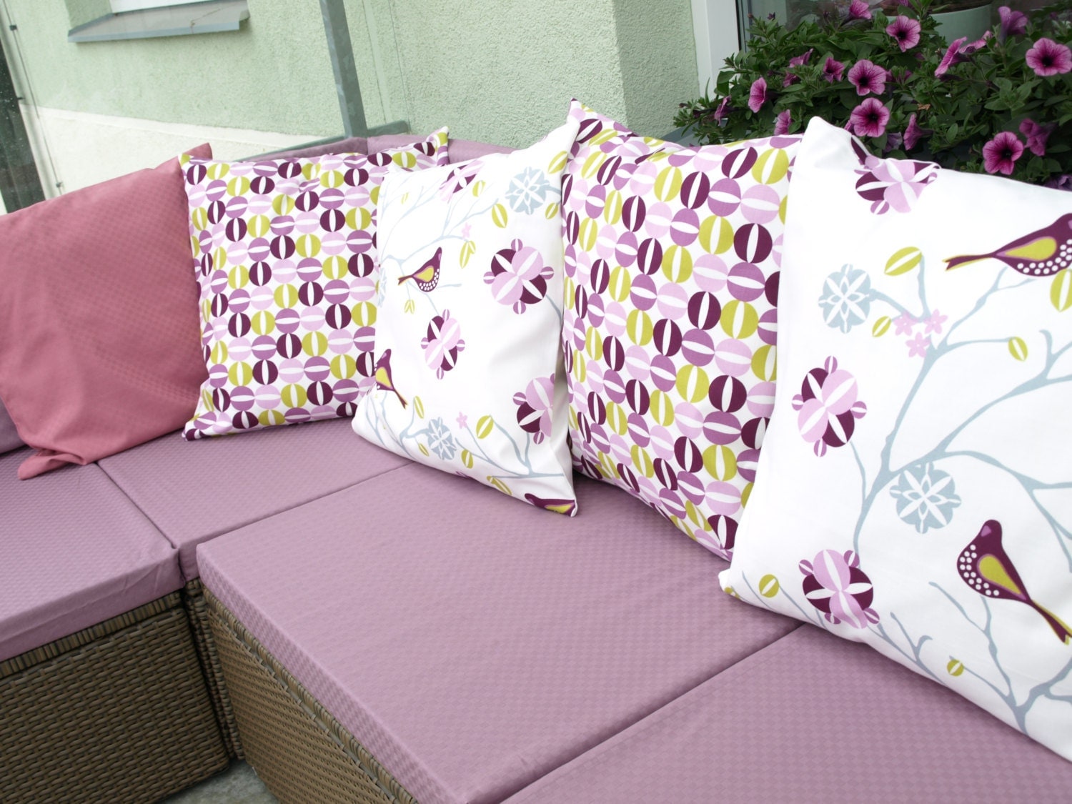 Pillow Cover For IKEA ARHOLMA Outdoor Sofa Seat Pad Back