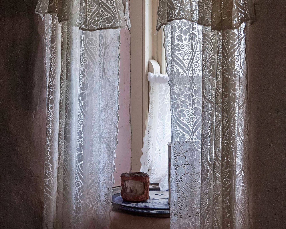 Photo of Irish Lace Curtains Ireland Photography Antique