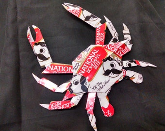 National Bohemian Crab. Made from National Boh cans.