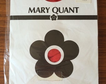 original Mary Quant vintage red stockings