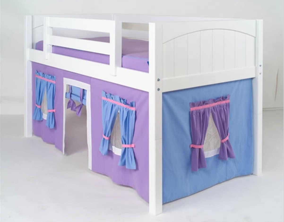 Low Loft Bunk Bed Curtain-FREE SHIPPING by ArtisticSensations