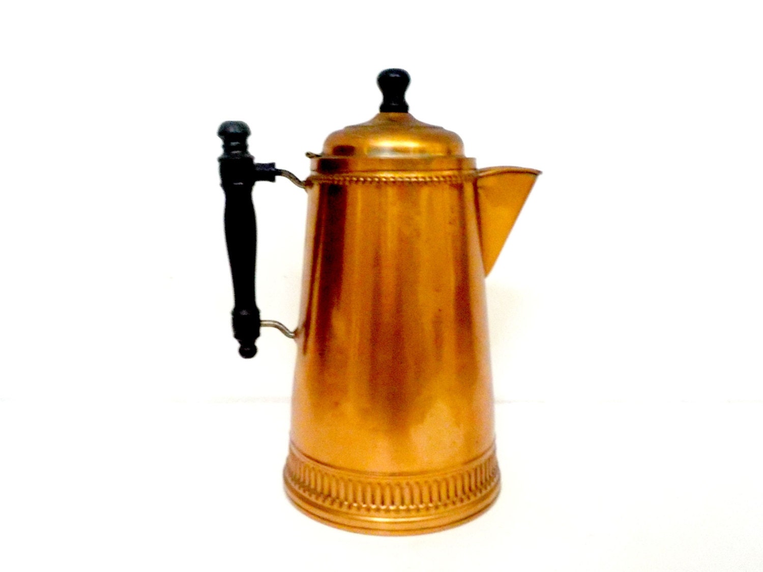 Copper Coffee Pot Copper Coffee Server Copper Pitcher