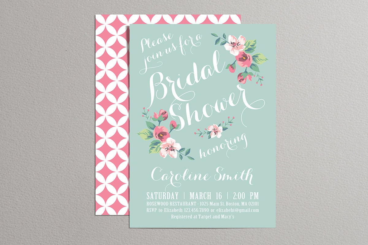 Printable Bridal Shower Invitations 8