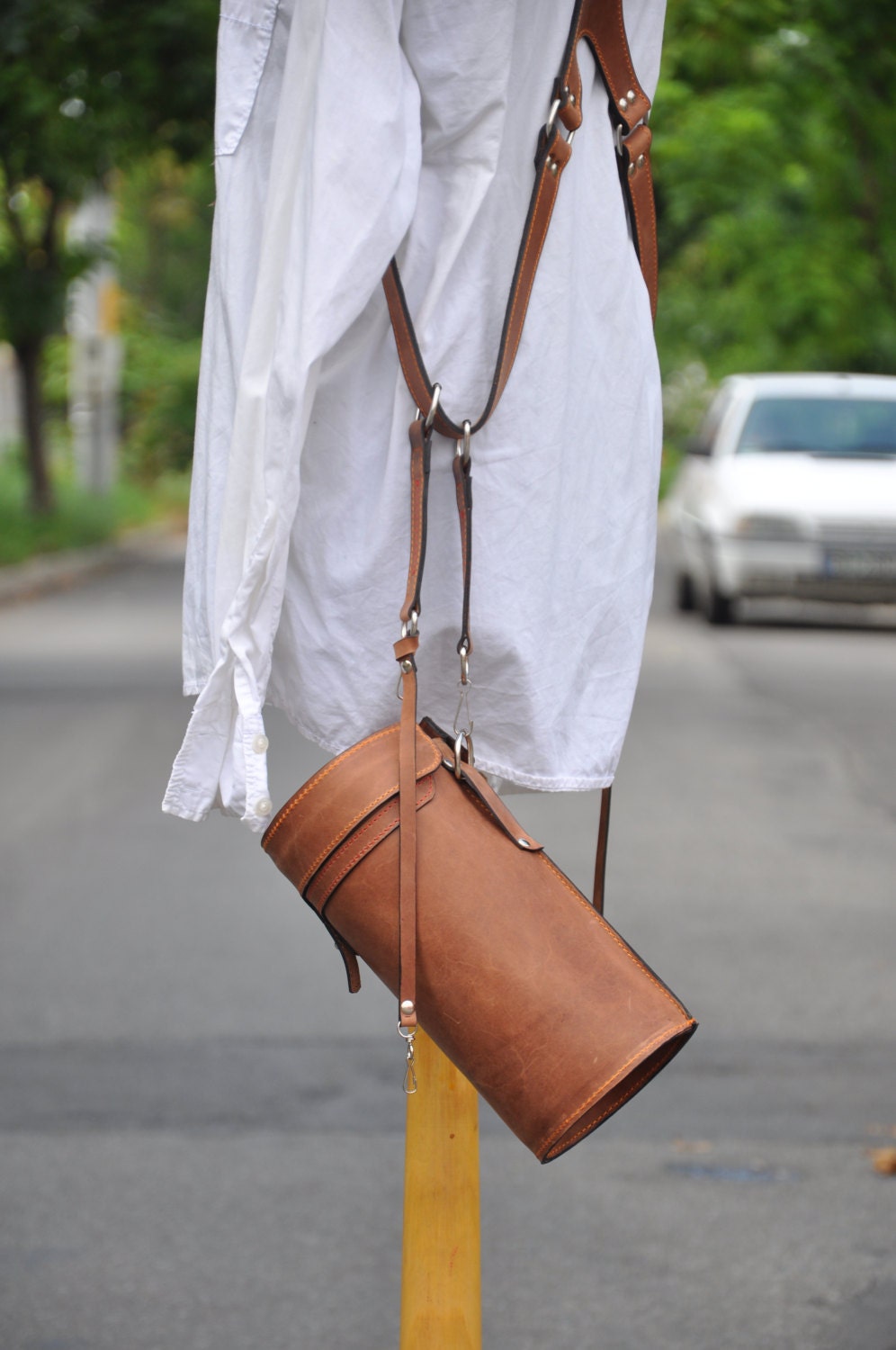 Lens Case, Leather Lens Holder, Lens Case, Tube for Photographer Lens