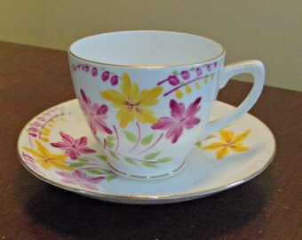 Vintage Rosina Teacup and Saucer