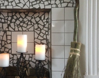 Lavender Hearth Broom - Besom, Fireplace Broom, Wedding Broom
