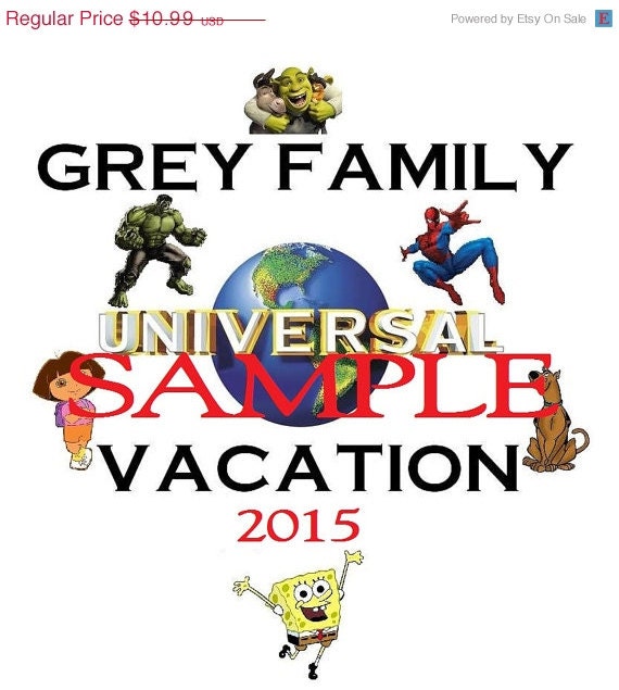 universal studios vacation shirts