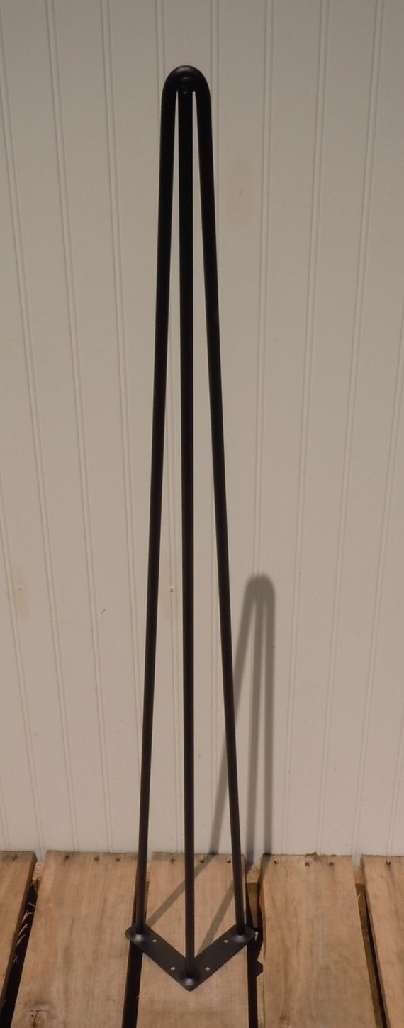 41 3Rod Hairpin Table Legs Bar Height by TheOldTimberMill on Etsy