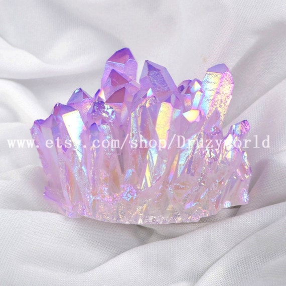 angel aura quartz purple