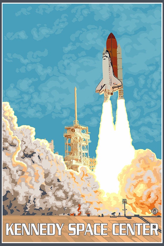 Kennedy Space Center Art Prints available in multiple sizes