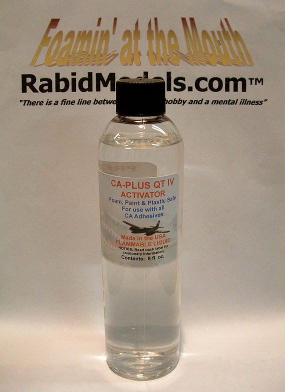8 ounce CA Glue Accelerator Kicker/Activator FOAM SAFE