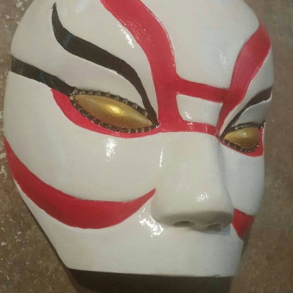 NEW Handmade Big Hero 6 Kabuki Villain Yokai Mask costume