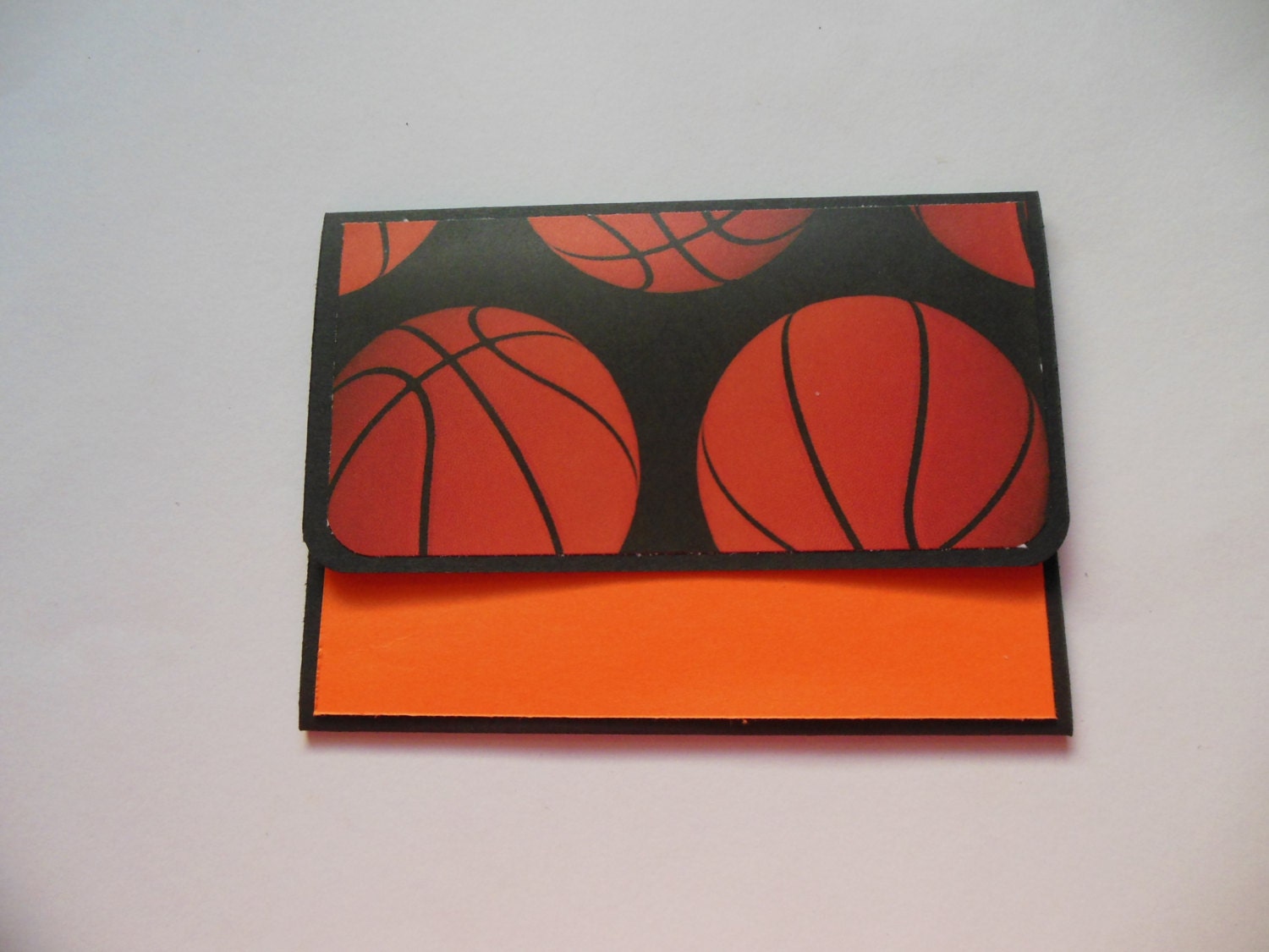 Basketball Gift Card Holder Gift for Coach by FlipFlopCards