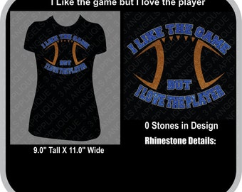 I Like The Game But I Love The Player SVG Cutter Design INSTANT DOWNLOAD