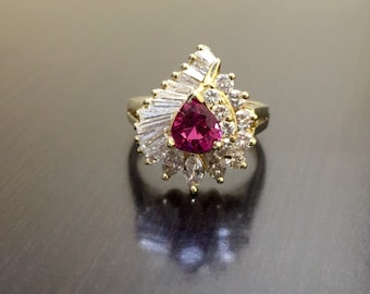 Ruby engagement rings etsy