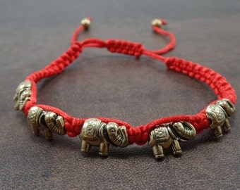 Elephant bracelet | Etsy
