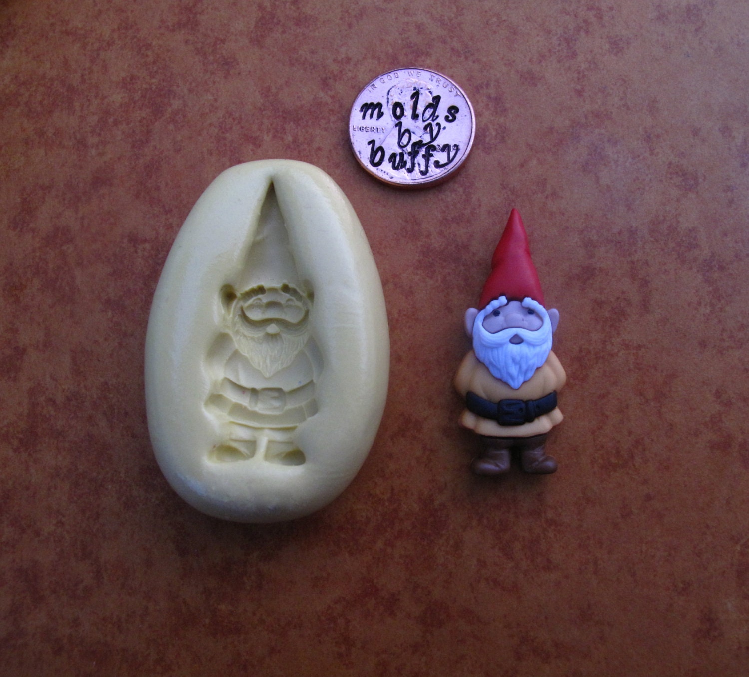 GARDEN GNOME silicone flexible mold resin mold food mold
