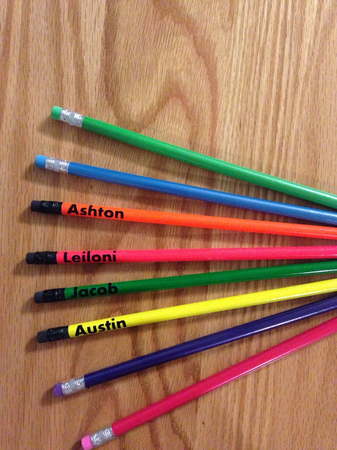 Personalized pencils back to school