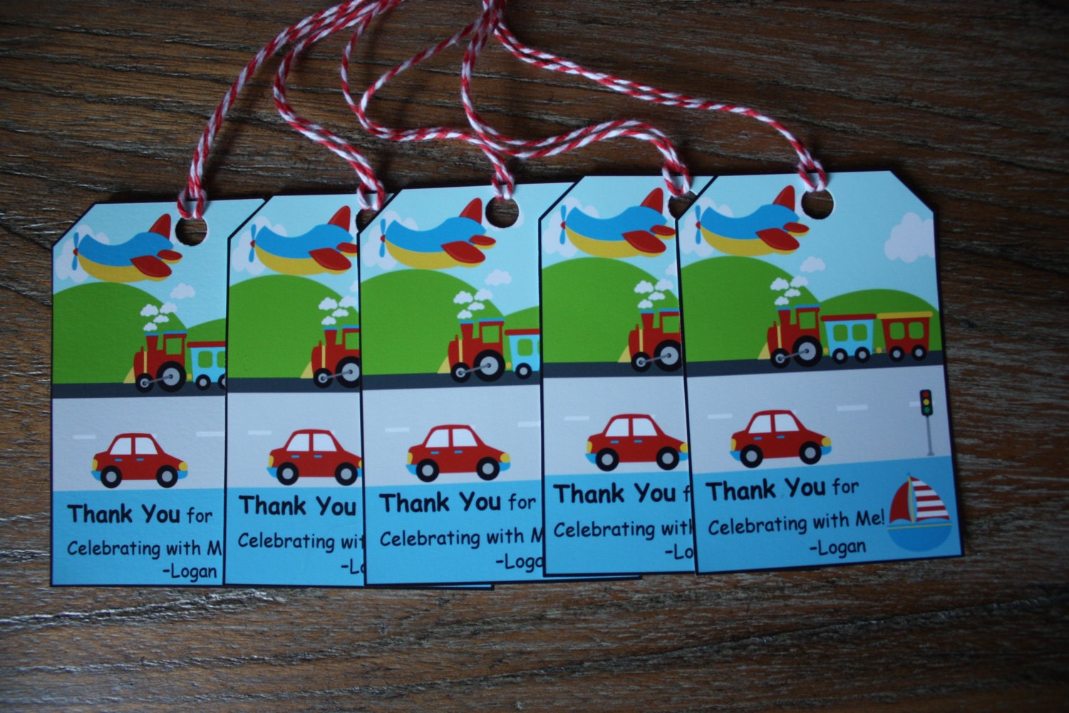 Transportation Themed / Vehicle Themed Party *** CUSTOMIZABLE *** Favor