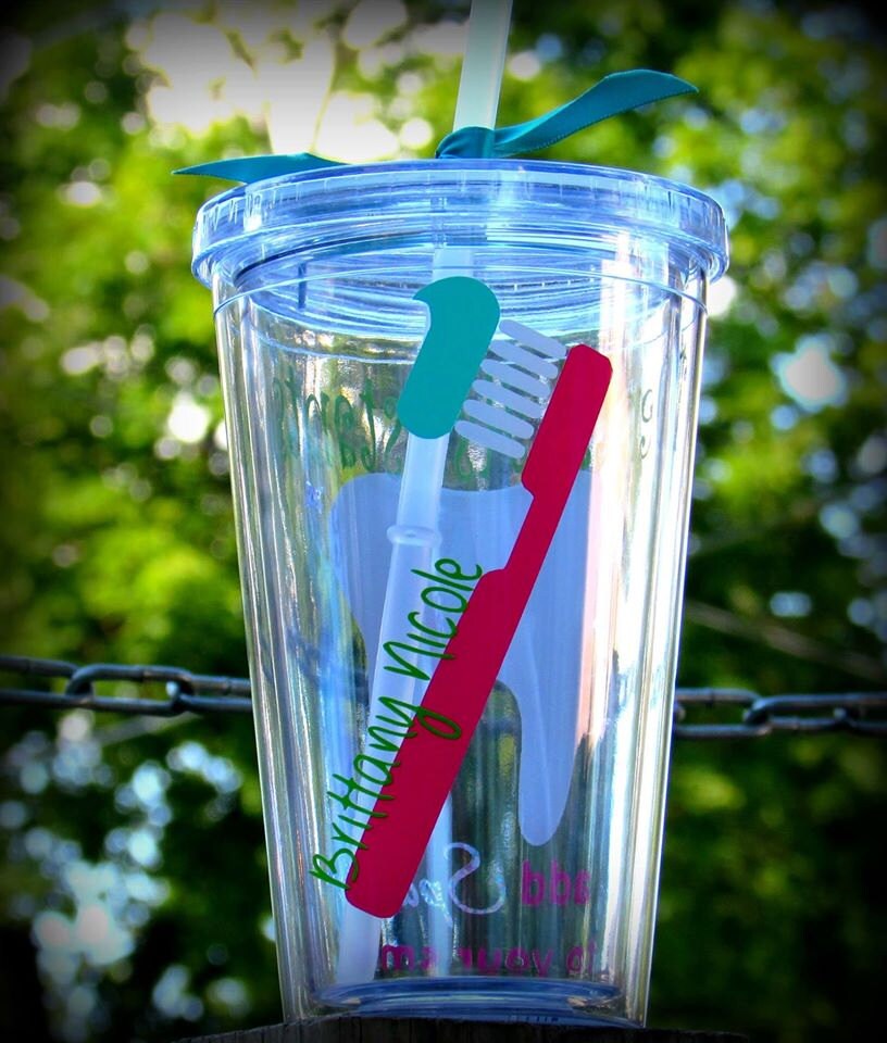 Custom Dental Assistant Tumbler Dentist Cup Personalized