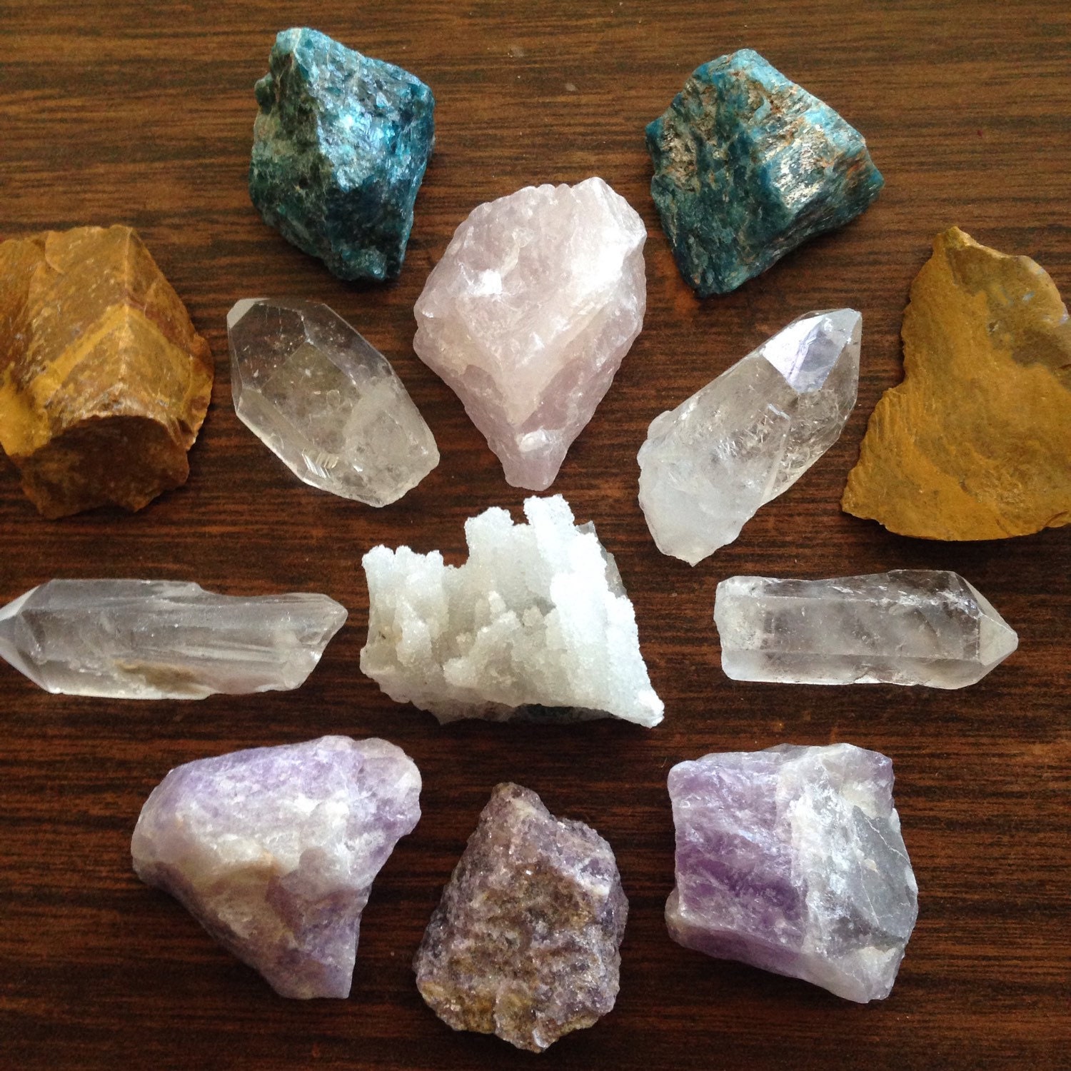 Large Crystal Collection Rough Crystal by crystalsNcreations