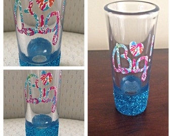 Big Little Gift - Sorority Shot Glass - Big Shot Glass - Little Shot Glass - Sorority Gift