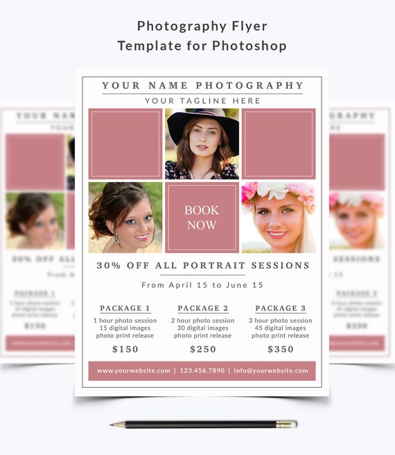 Photography Flyer Templates Photoshop photography flyer template 002 for photoshop 8 5 x 11