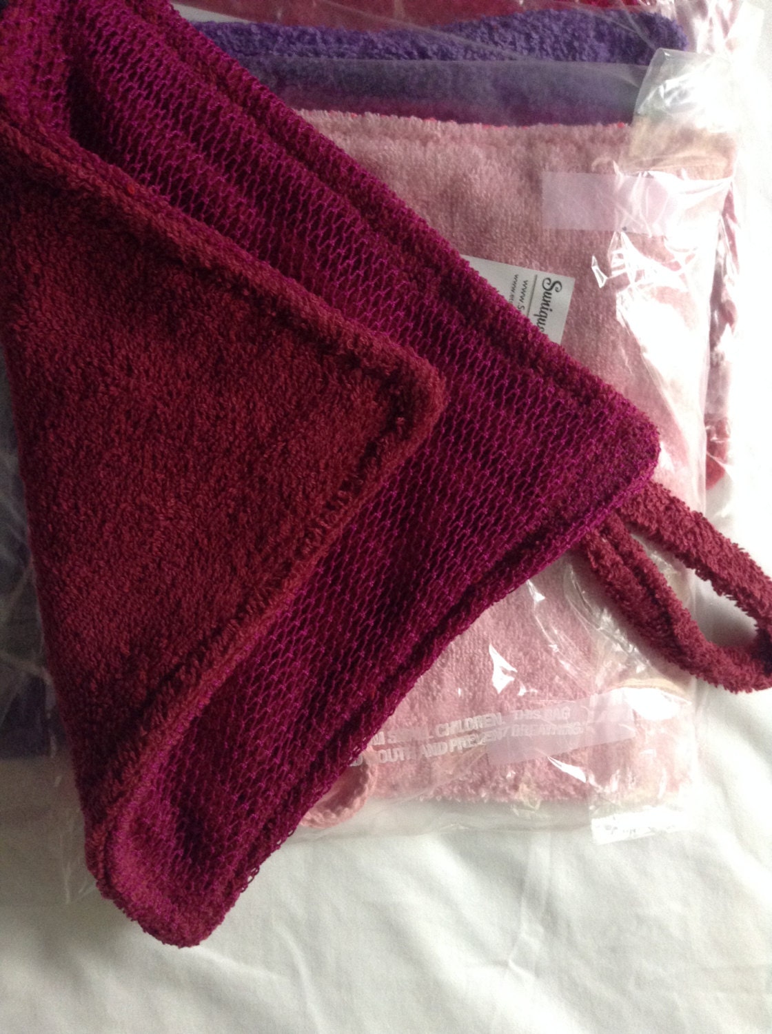 Washcloth.Nylon net exfoliating washcloth.Authentic African