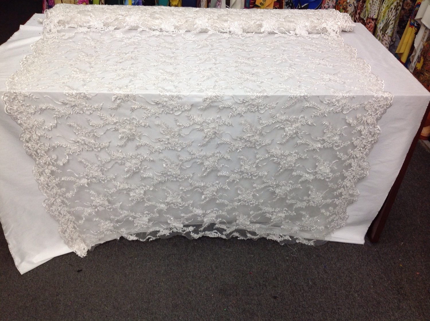 wedding mesh fabric