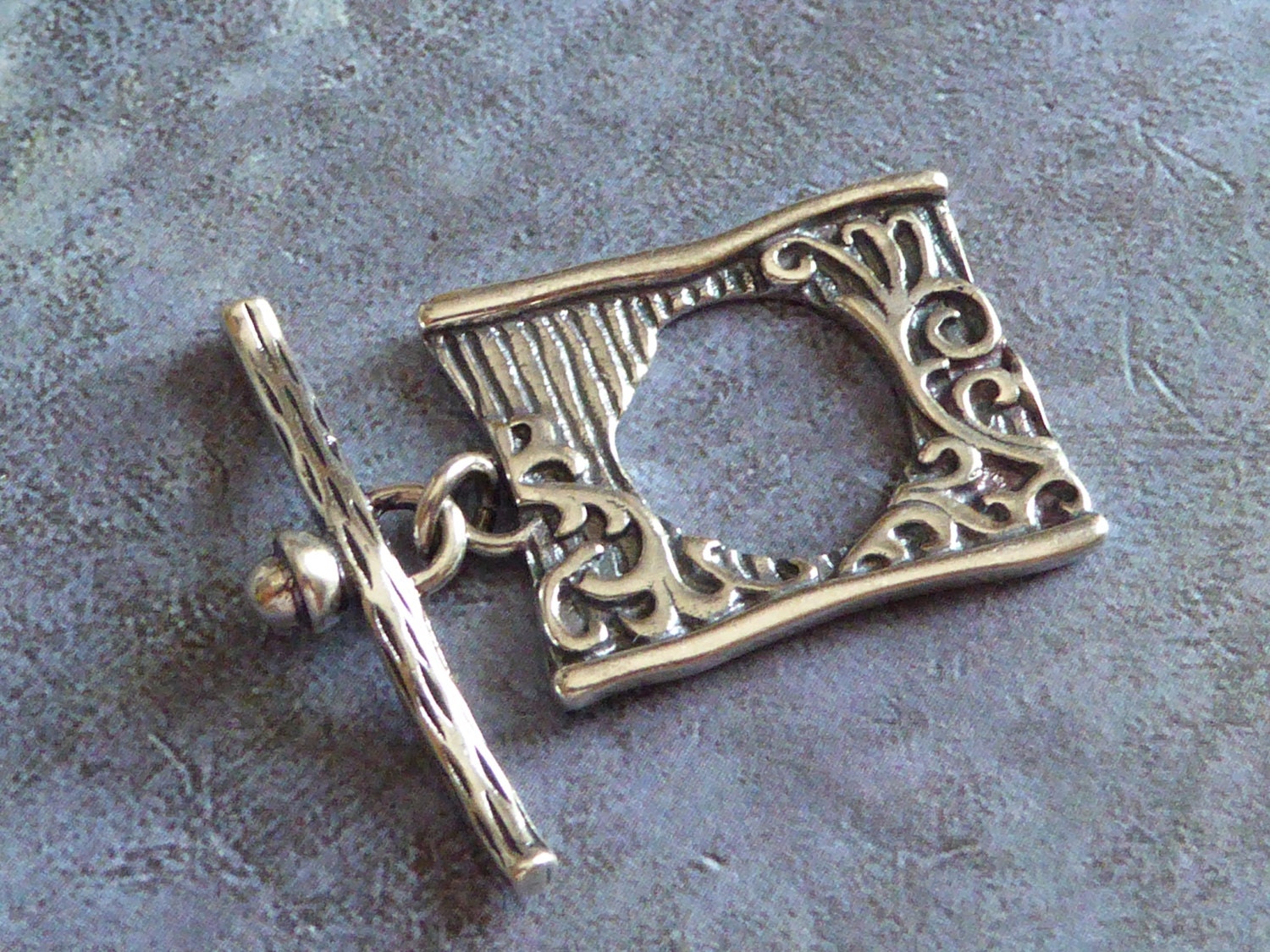 Enchanted Garden Gate Clasp Large Sterling Silver Clasp