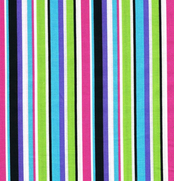 Stripe Fabric Multi Color Fabric Fabric By The Yard Cotton