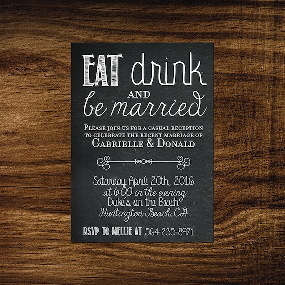 Elopement Party Invitations 1