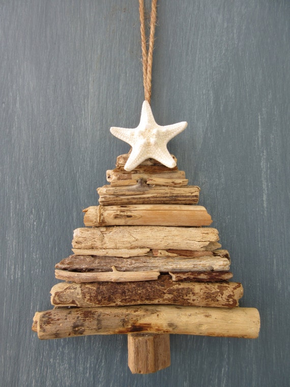 driftwood christmas tree ornament small by beachwooddreams driftwood christmas tree ornament small by beachwooddreams