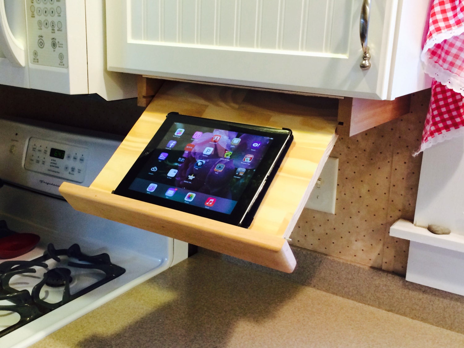 Two ipad and cookbook holder Save on by