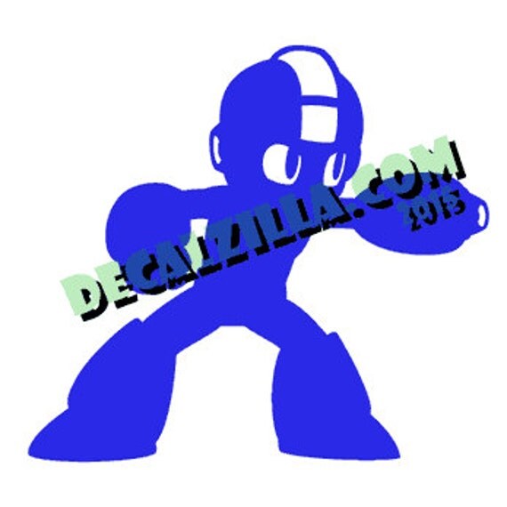 Mega Man Decal Sticker by Stickersaurus on Etsy