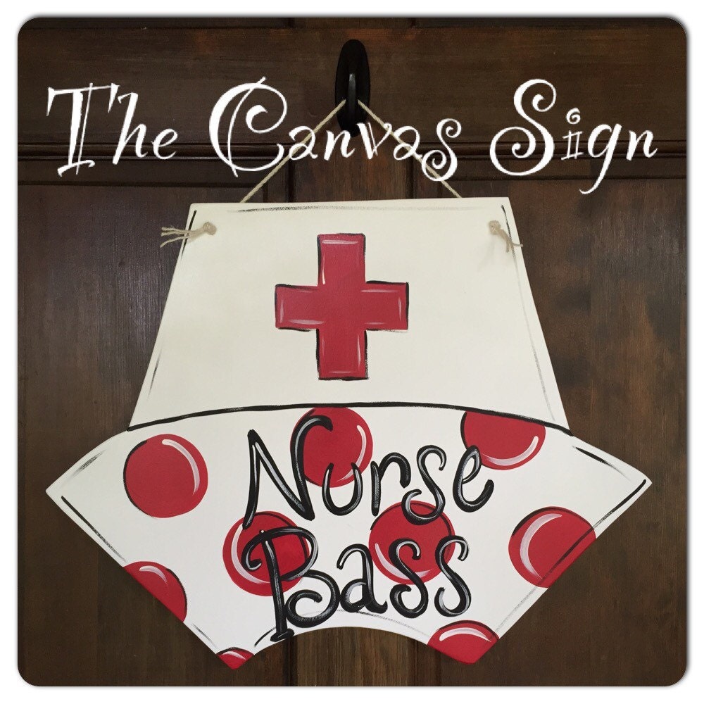 School Nurse Hat Door Hanger