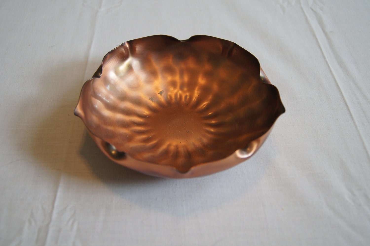 Vintage 1970's Gregorian Made in the USA Copper Bowl