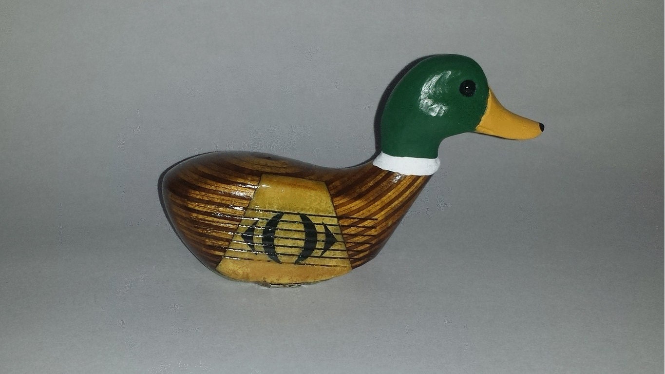 Vintage Golf Club Duck. Made from antique wooden golf club