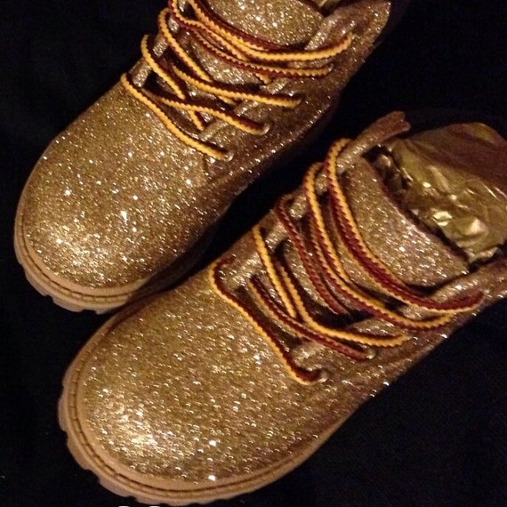 Glitter Timberland Boots All sizes by RosaCreativeSoul on Etsy