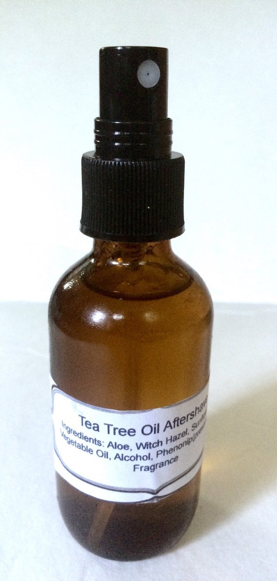 Tea Tree Essential Oil Aftershave, Men's Aftershave, Aloe Aftershave