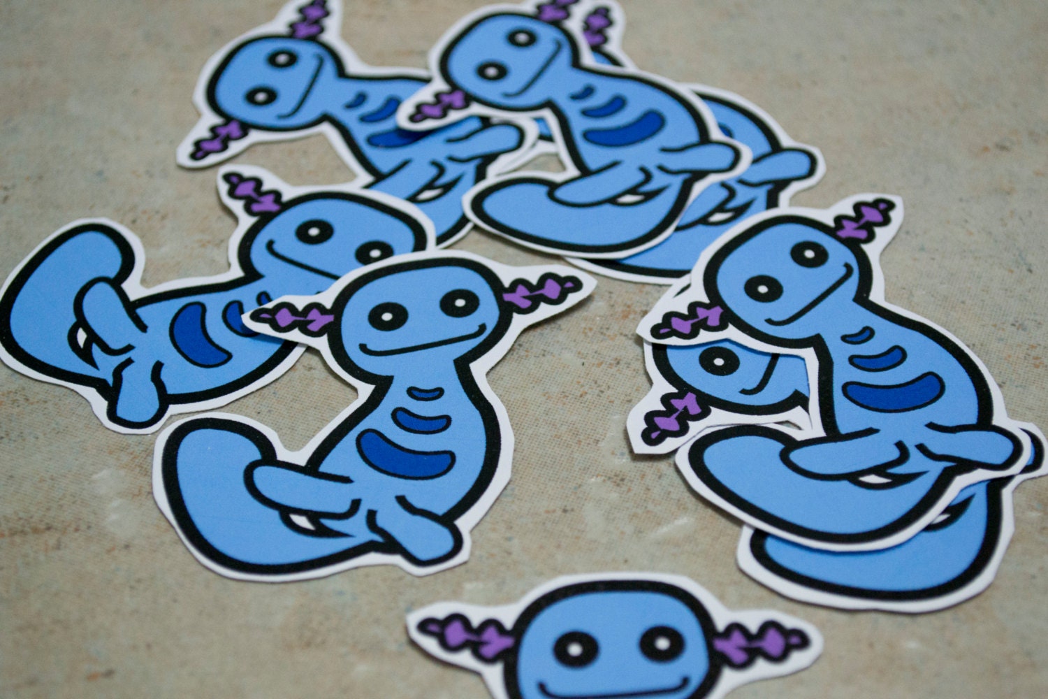 Wooper Pokemon Stickers Kawaii Cute Stationary by LuffNStuff