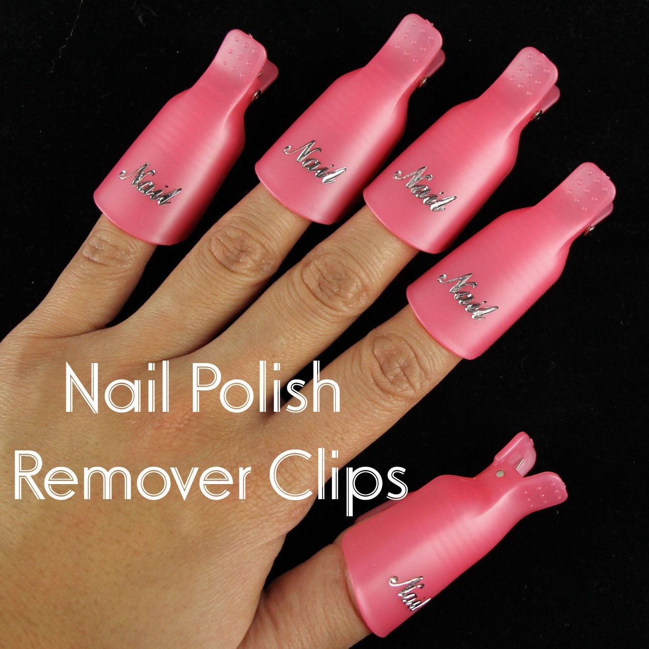 10pc Nail Polish Remover Clips Nail Art Soak off Tool Manicure