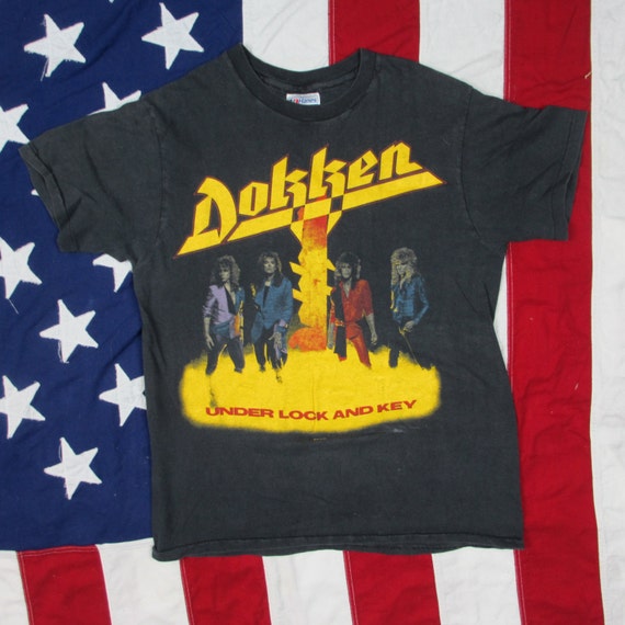 dokken under lock and key t shirt