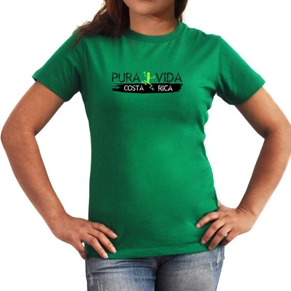 Pura Vida Costa Rica Women T-Shirt by Eddany on Etsy