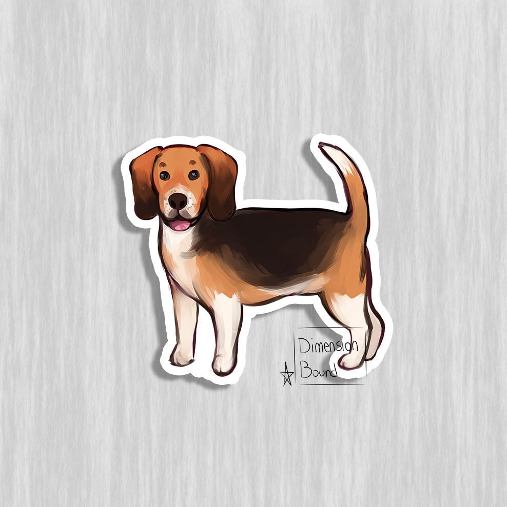 aesthetic sticker beagle sticker art laptop stickers dog